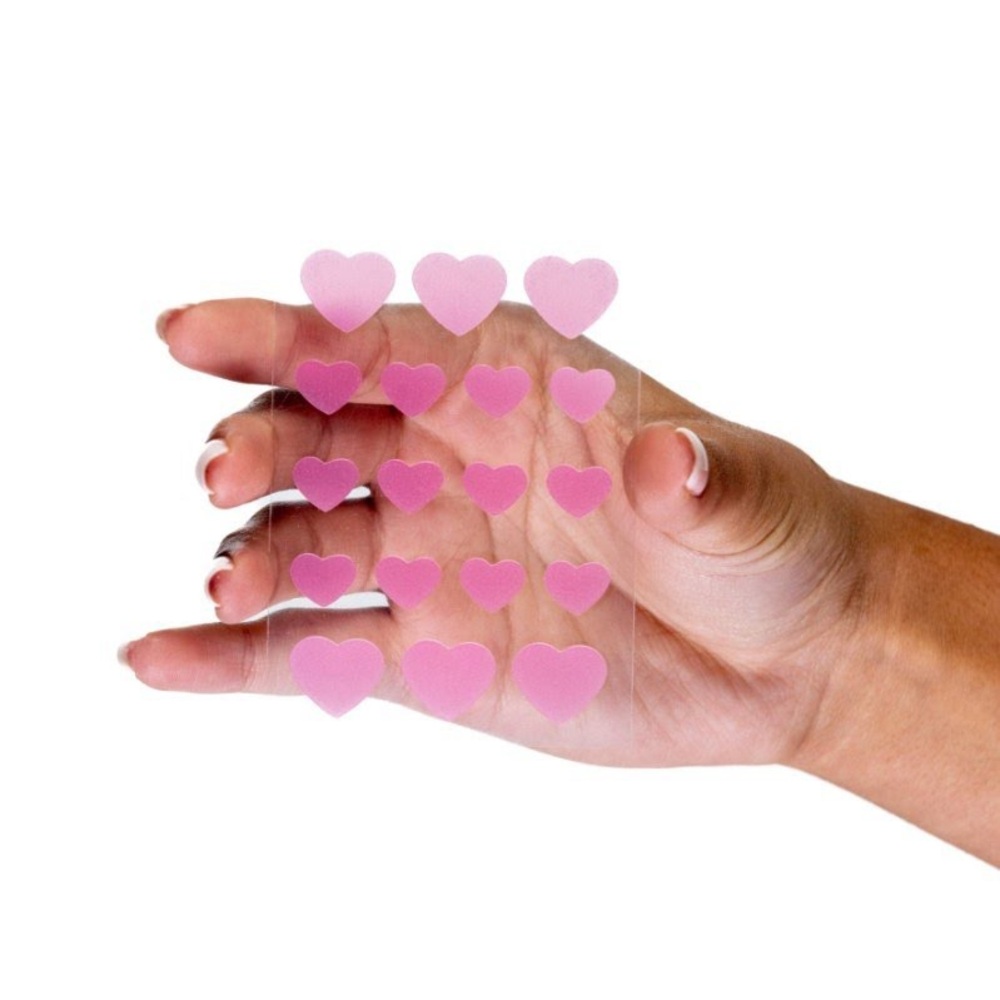 ‼️CLEARANCE‼️💕Frilliance💕 Pink Heart Shaped Hydrocolloid Pimple Patches - 5 Pack